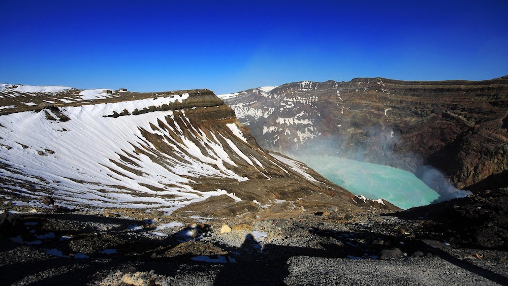 阿蘇中岳火山口