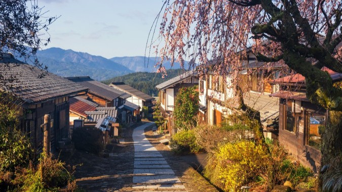 小布施町栗子小路(信州小京都)
